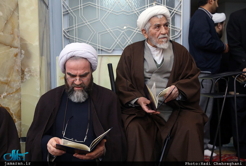 مراسم چهلمین روز درگذشت آیت الله العظمی موسوی اردبیلی(ره) در مسجد اعظم قم