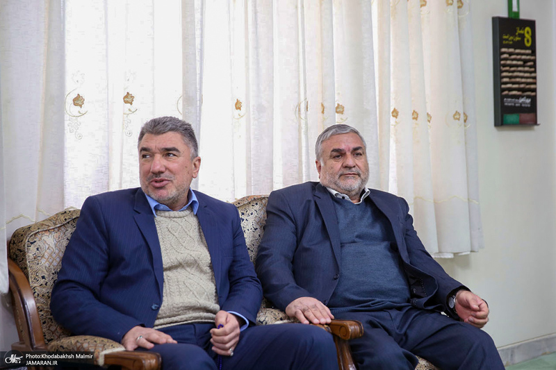 دیدار اعضای شورای مرکزی حزب اعتماد ملی با سید حسن خمینی