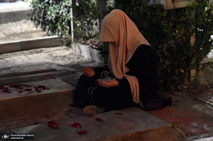 احیای شب بیست و سوم ماه رمضان در گلزار شهدای بهشت زهرا (س)