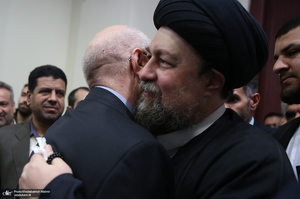 مراسم تجدید میثاق رئیس و نمایندگان مجلس شورای اسلامی با آرمان های امام خمینی (س)