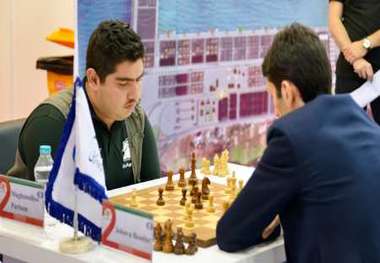 پرهام مقصودلو  برابر دارنده مدال طلای المپیاد جهانی شطرنج پیروز شد