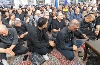 مراسم تاسوعای حسینی در دفتر آیت الله العظمی صانعی (8)