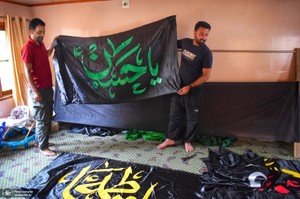 ‎آماده سازی ماه محرم در کشمیر ھند