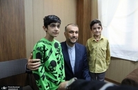  امیرعبداللهیان بازدید وزیر امور خارجه از خانه ای‌بی و کودکان پروانه‌ای (13)