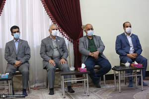 دیدار اعضای شورای عالی و هیات رئیسه سازمان نظام پرستاری با سید حسن خمینی