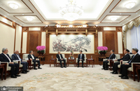 دیدار رییس جمهور پزشکیان با عضو کمیته دائمی دفتر سیاسی کنگره ملی خلق چین (4)