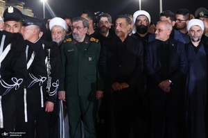استقبال رسمی از پیکر مطهر رهبر شهید در عراق