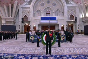 تجدید میثاق فرمانده و پرسنل قرارگاه شهید فهمیده با آرمان های حضرت امام خمینی (س)