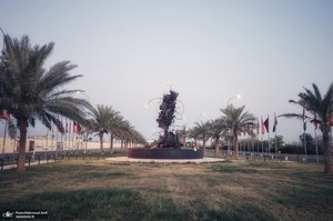 محل شهادت سردار حاج قاسم سلیمانی و ابومهدی المهندس  در فرودگاه بغداد