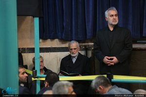 مراسم وداع با پیکر آیت الله هاشمی رفسنجانی(ره) در حسینیه جماران-13