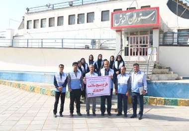 اجرای مانور آمادگی بسیج سلامت نوروزی با رمز صلابت تا سلامت درگناوه