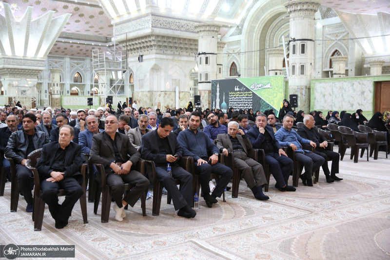 مراسم چهلمین روز در گذشت نوه قدرت الله علیخانی در حرم مطهره امام خمینی (س)