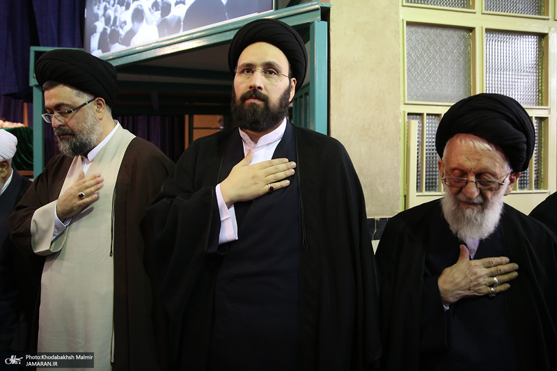 مراسم تشییع آیت الله سید مهدی امام جمارانی (ره) از حسنیه جماران-2