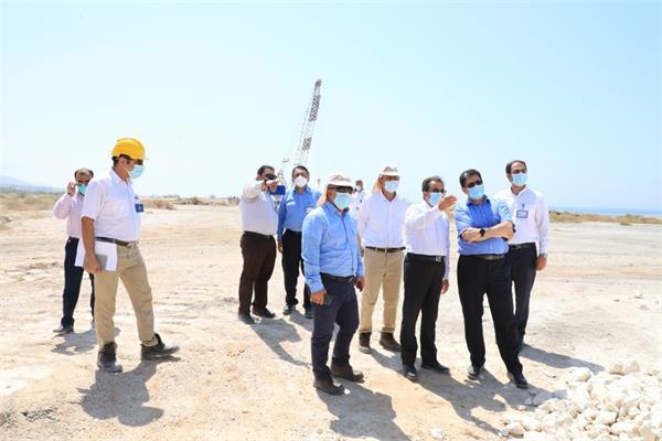 بازدید مدیرعامل پتروشیمی جم از روند پیشرفت پروژه PDH/PP
