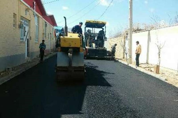 73 درصد معابر روستایی گچساران آسفالت شد