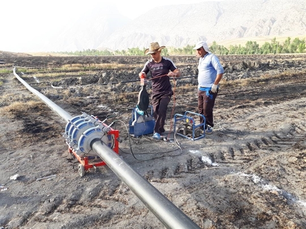 مرحله دوم شبکه آبیاری روستای شیخ مکان دره شهر آغاز شد