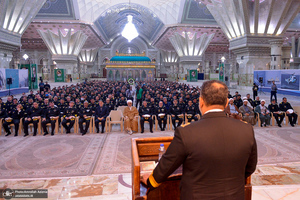 تجدید میثاق فرمانده و پرسنل نیروی دریایی ارتش جمهوری اسلامی ایران با آرمان‌های امام خمینی(س)