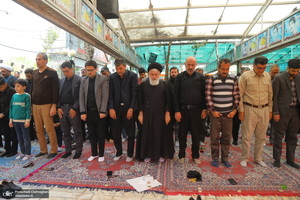 مراسم تحویل سال نو در گلزار شهدای قم‎