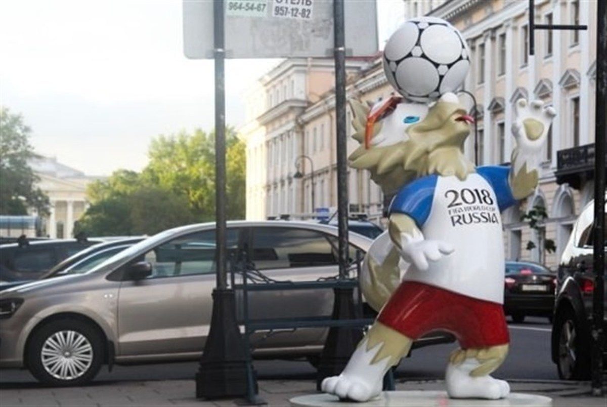 نماد جام جهانی ۲۰۱۸ در سن پترزبورگ به سرقت رفت!