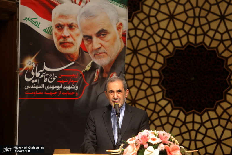 مراسم اربعین شهید سلیمانی از سوی آیت الله مکارم شیرازی - ولایتی