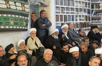 مراسم تاسوعای حسینی در دفتر آیت الله العظمی صانعی (23)
