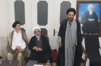 دیدارجمعی از علماء و روحانیت تهران و کرج با آیت الله فاضل لنکرانی (7)