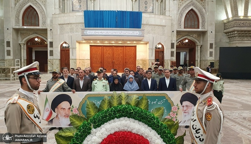 تجدید میثاق رئیس و مسئولان سازمان حفاظت محیط زیست با آرمان‌های حضرت امام خمینی (س)