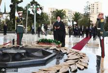 ادای احترام رئیسی به شهدای انقلاب الجزایر + عکس