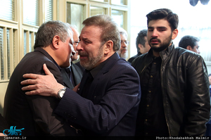 مراسم وداع با پیکر آیت الله هاشمی رفسنجانی در حسینیه جماران