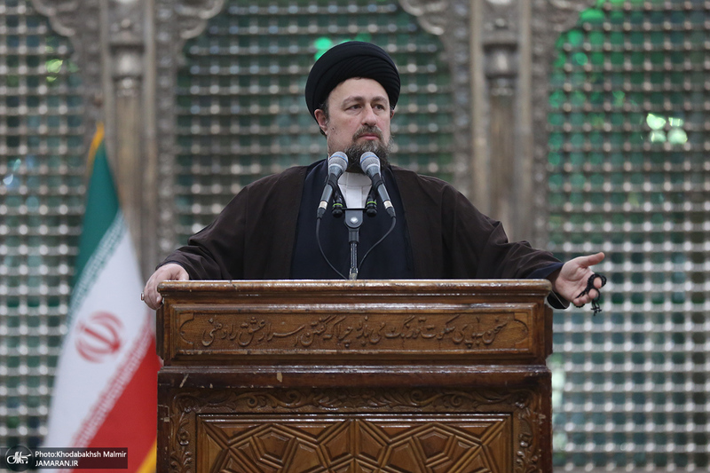 تجدید میثاق رئیس قوه قضاییه و جمعی از اعضای دستگاه قضا با آرمان های حضرت امام خمینی (س)-2