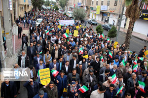 راهپیمایی مردمی در حمایت از اقتدار و امنیت کشور در شهرهای مختلف + تصاویر