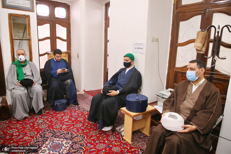 مراسم عمامه گذاری و جشن ولادت امیرالمومنین (ع) در بیوت مراجع و علماء‎‎