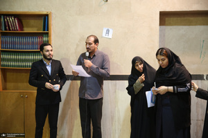 ورکشاپ هنر ی دانش آموزان هنرستان یادگار امام در حسینیه جماران