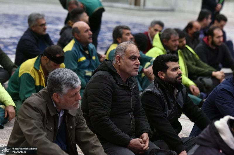 مراسم جشن میلاد امام محمدتقی (ع) کارکنان شهرداری حرم امام خمینی (س)