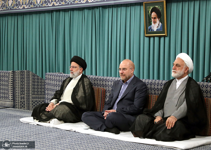 دیدار مسئولان نظام و مهمانان کنفرانس وحدت اسلامی با رهبر معظم انقلاب