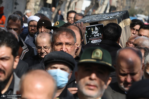 مراسم تشییع مادر شهیدان جواد سپهری