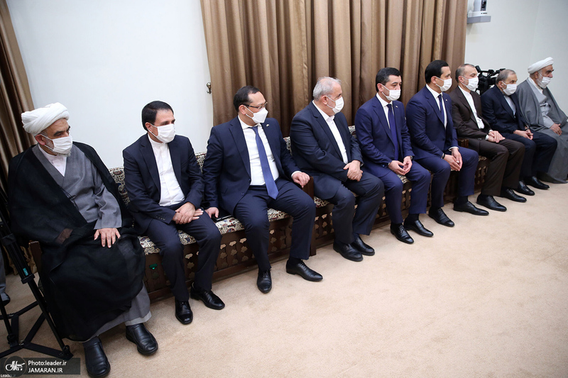 دیدار رئیس جمهور ازبکستان با رهبر معظم انقلاب