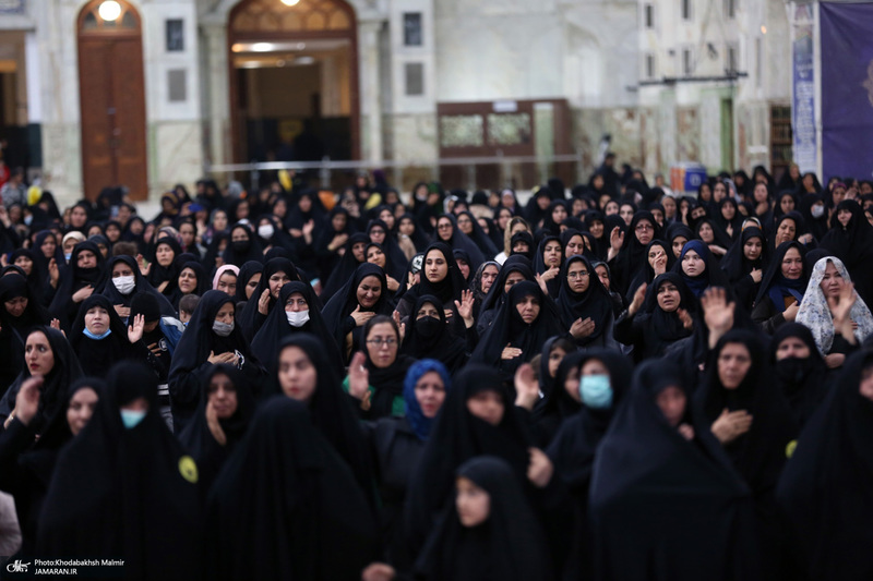 دومین شب مراسم عزاداری حضرت فاطمه‌زهرا (س) در حرم امام خمینی