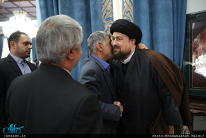 دیدار رئیس و جمعی از کارکنان دیوان محاسبات کشور با سید حسن خمینی