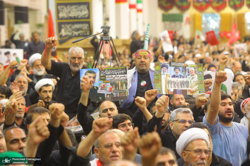 مراسم بزرگداشت رهبر شهید انقلاب در قم-۱