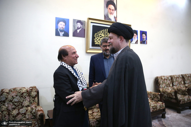 دیدار جمعی از حقوقدانان کشور پاکستان با آیت الله سید حسن خمینی