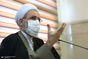 دیدار سرپرست موسسه تنظیم و نشر آثار امام خمینی(ره) با آیت الله اعرافی