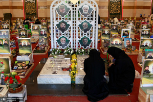 مراسم تشییع شهدای حزب الله در بیروت