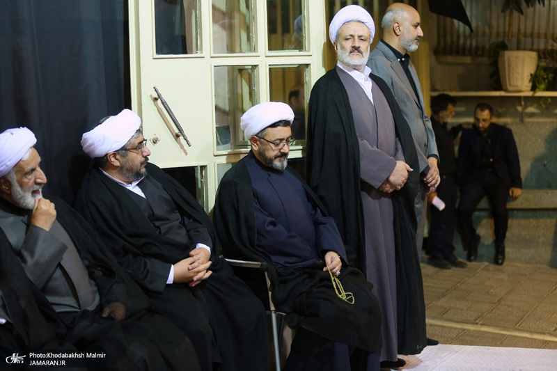 مراسم چهلمین روز مرحوم آیت الله صانعی در حسینیه جماران