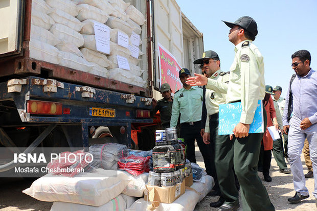 انهدام یک باند کلان قاچاق کالا و دستگیری 89 متهم در هرمزگان