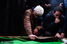 مراسم تشییع و خاکسپاری پیکر اشرف بروجردی