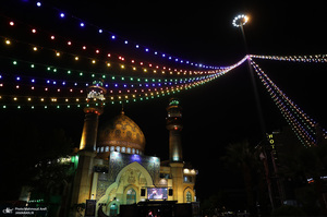 احیای شب بیست و سوم ماه مبارک رمضان در میدان فلسطین