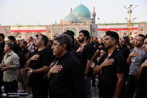 آيين چهار پایه خوانی در روز شهادت امام رضا (ع)
