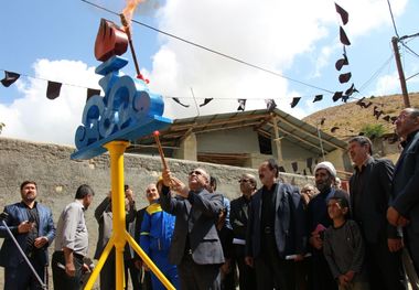 گاز به روستای مهماندویه دامغان رسید