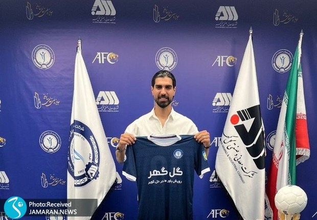 مهاجم اسبق تراکتور و پرسپولیس در گل گهر